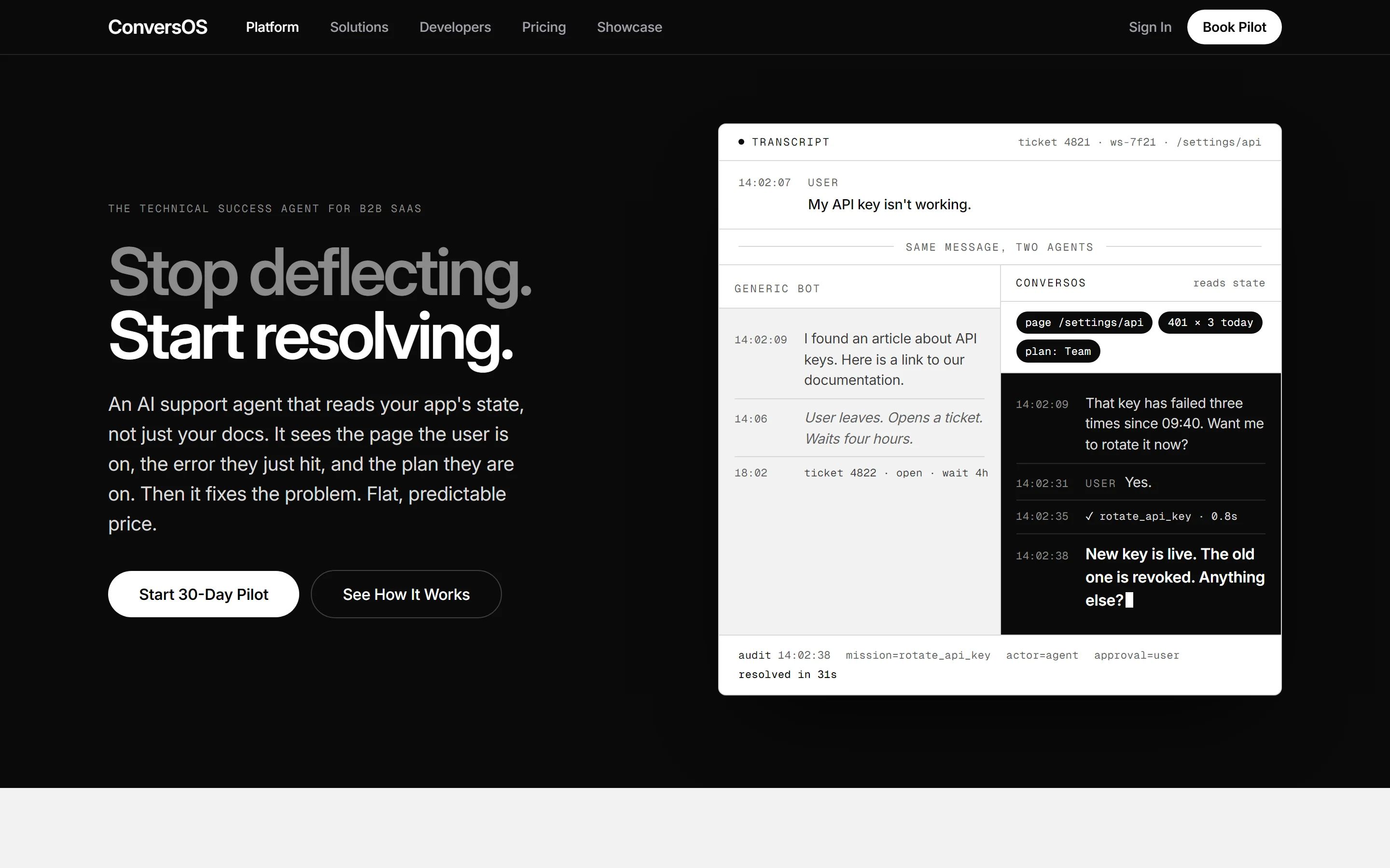ConversOS: public website