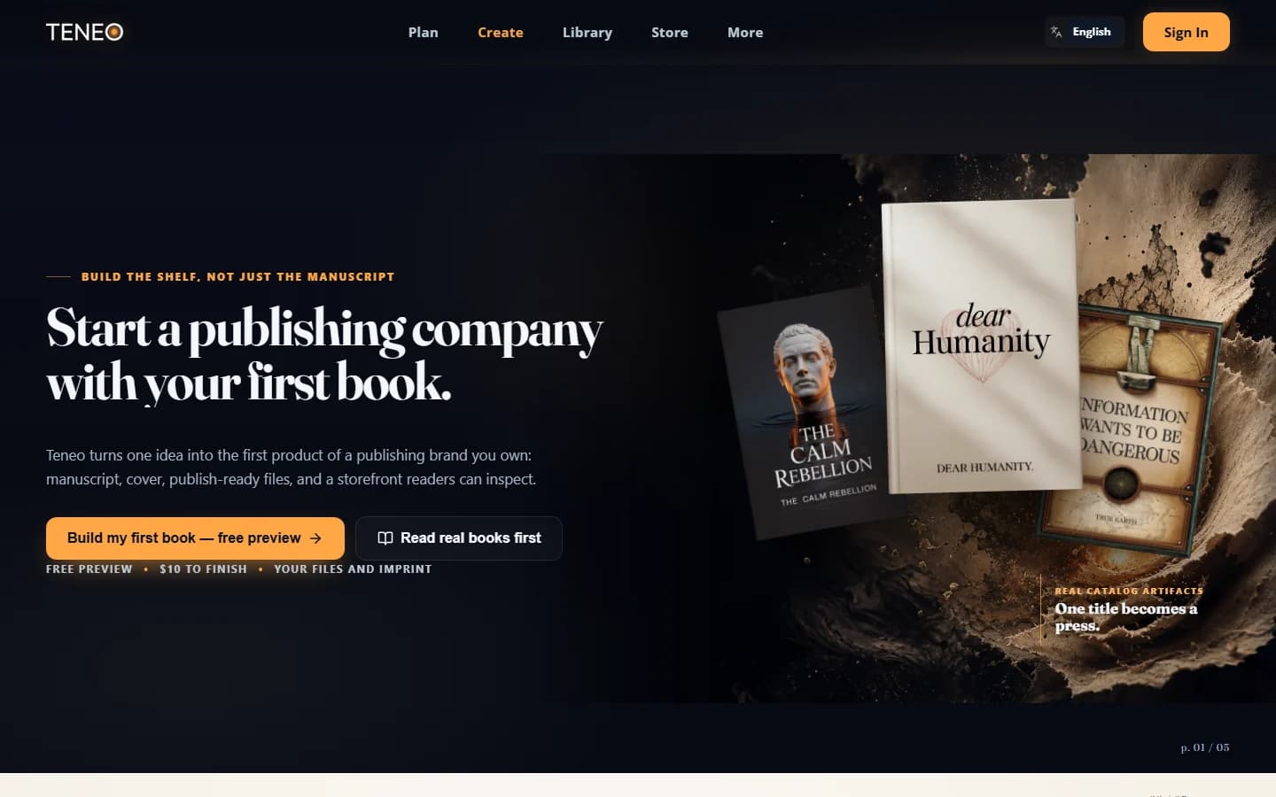 Teneo: public website